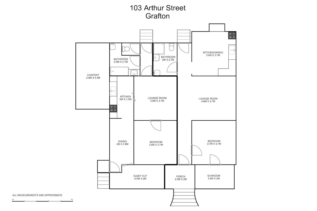 103 Arthur Street, Grafton, NSW, 2460 - Floorplan 1