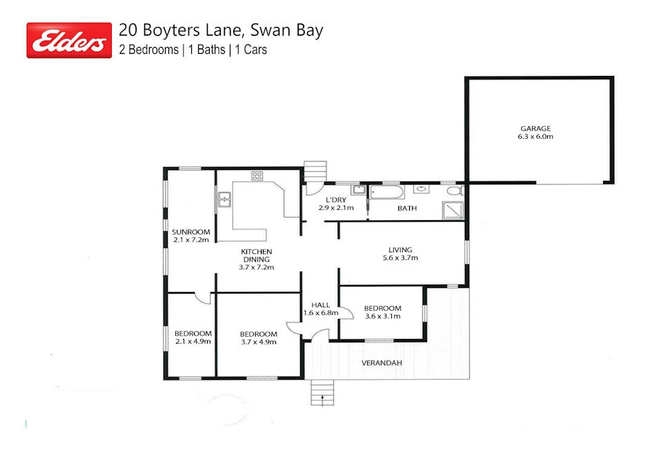 20 Boyters Lane, Swan Bay, NSW, 2471 - Floorplan 1