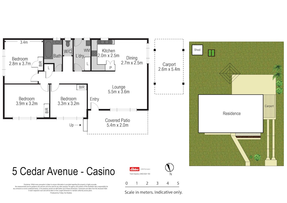 5 Cedar Avenue, Casino, NSW, 2470 - Floorplan 1
