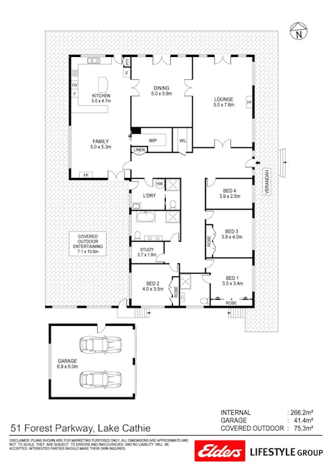 51 Forest Parkway, Lake Cathie, NSW, 2445 - Floorplan 1