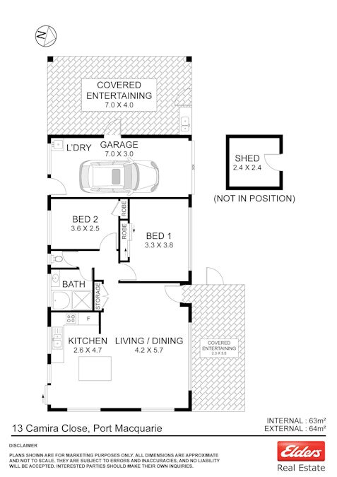 13 Camira Close, Port Macquarie, NSW, 2444 - Floorplan 1