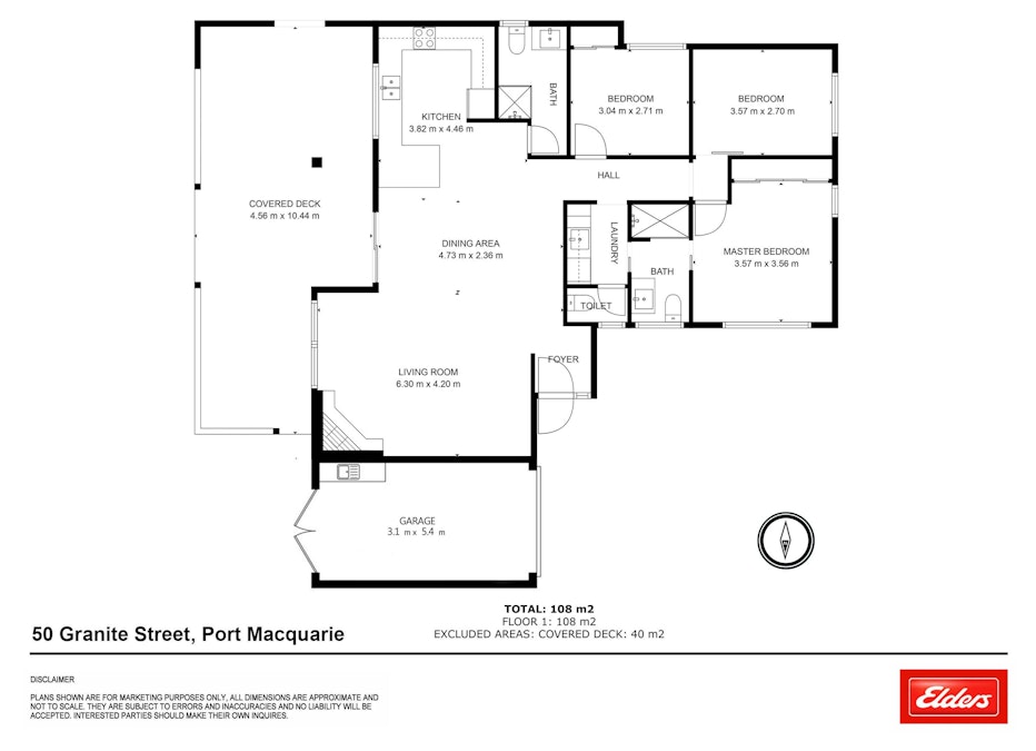 50 Granite Street, Port Macquarie, NSW, 2444 - Floorplan 1