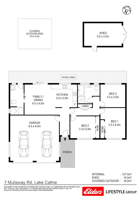 7 Mullaway Road, Lake Cathie, NSW, 2445 - Floorplan 1