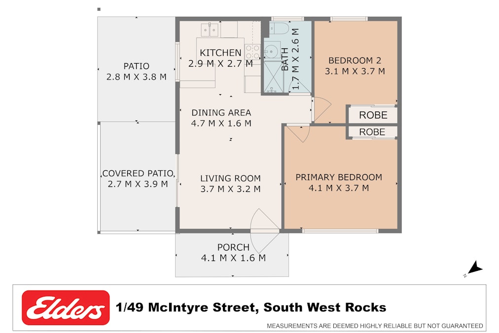 1/49 Mcintyre Street, South West Rocks, NSW, 2431 - Floorplan 1