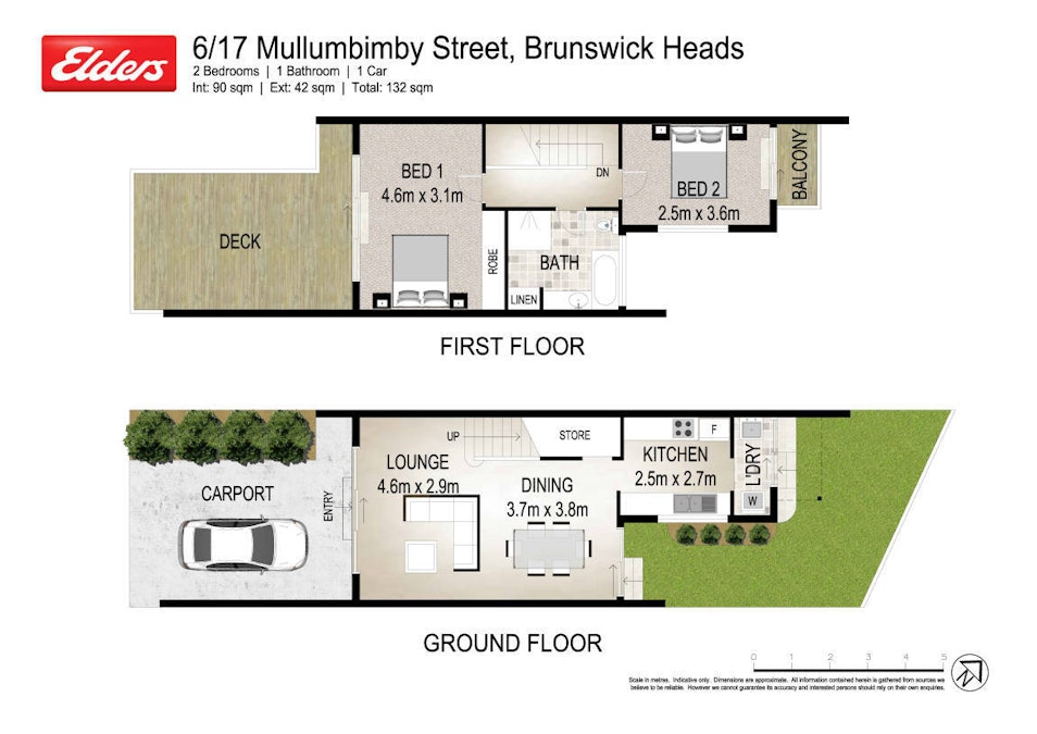 6/17 Mullumbimbi Street, Brunswick Heads, NSW, 2483 - Floorplan 1
