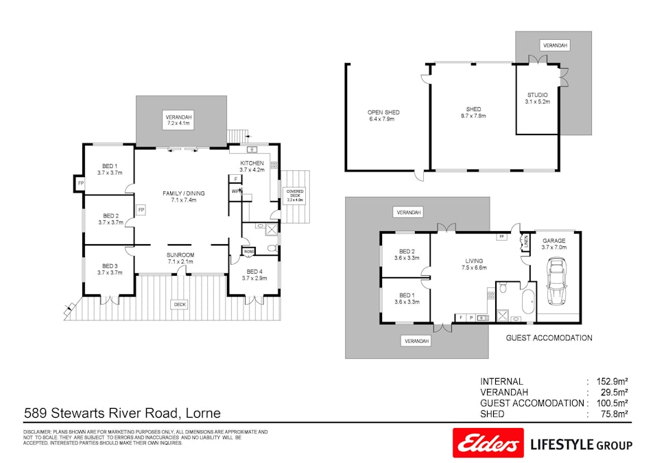 589 Stewart's River Road, Lorne, NSW, 2439 - Floorplan 1