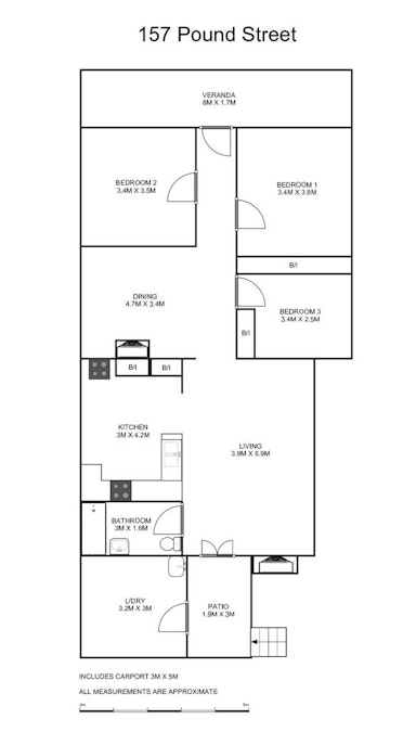 157 Pound Street, Grafton, NSW, 2460 - Floorplan 1