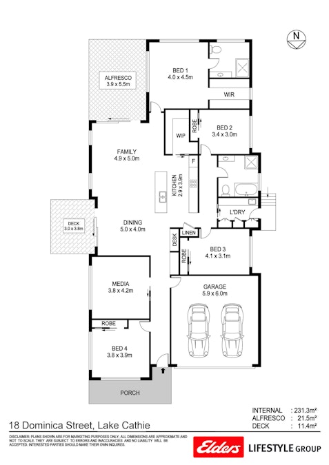 18 Dominica Street, Lake Cathie, NSW, 2445 - Floorplan 1