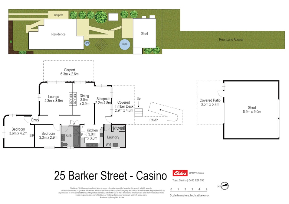 25 Barker Street, Casino, NSW, 2470 - Floorplan 1