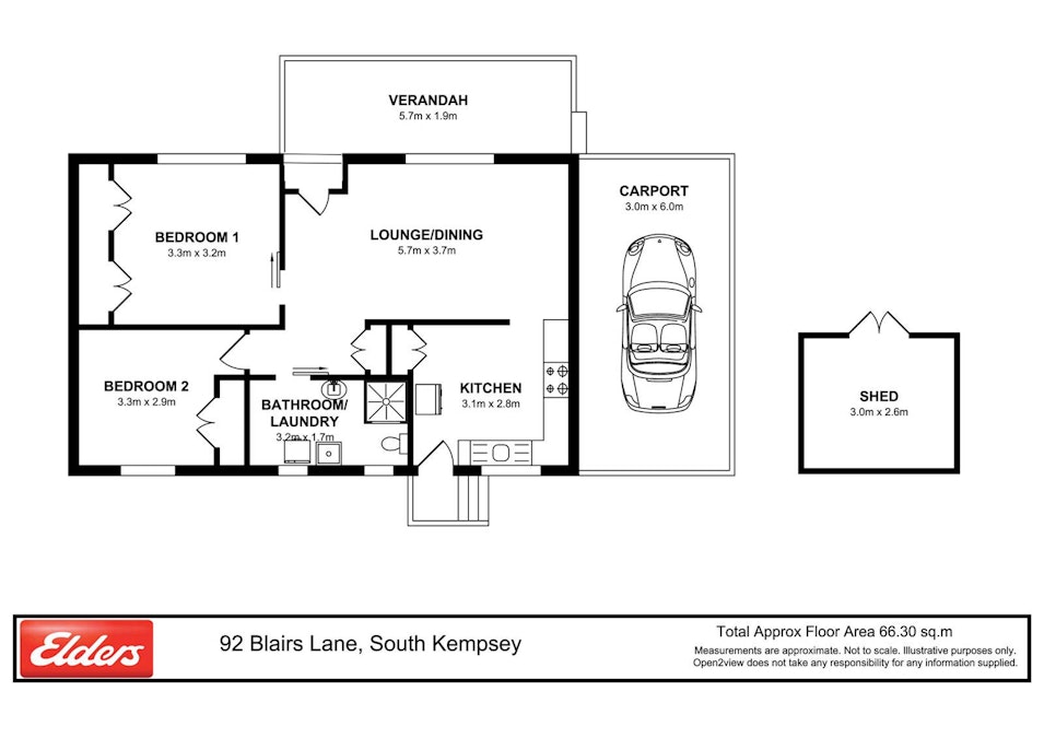 92 Blairs Lane, South Kempsey, NSW, 2440 - Floorplan 1