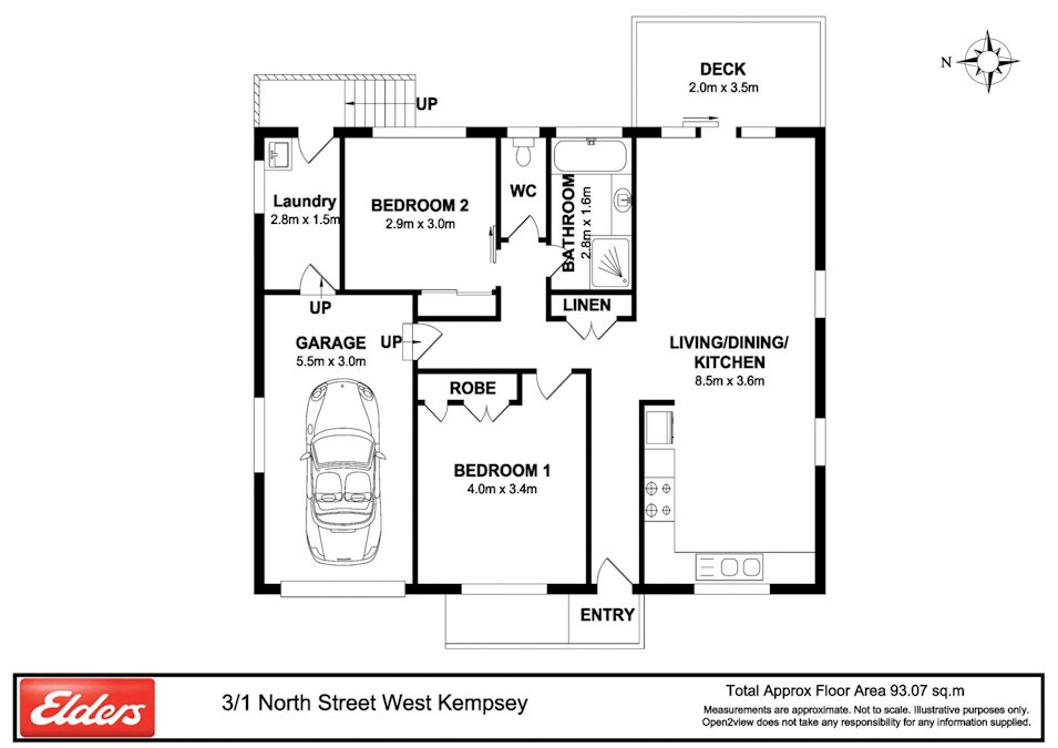 3/1 North Street, West Kempsey, NSW, 2440 - Floorplan 2
