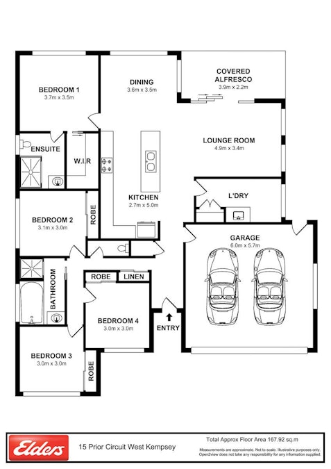 15 Prior Circuit, West Kempsey, NSW, 2440 - Floorplan 1