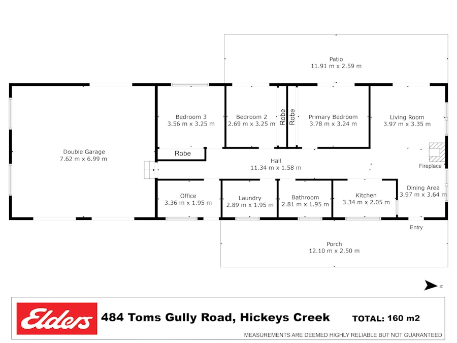 484 Toms Gully Road, Hickeys Creek, NSW, 2440 - Floorplan 1