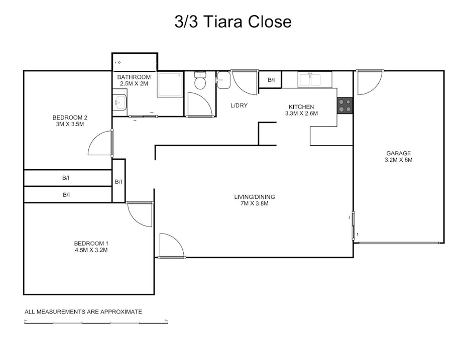 3/3 Tiara Close, Grafton, NSW, 2460 - Floorplan 1