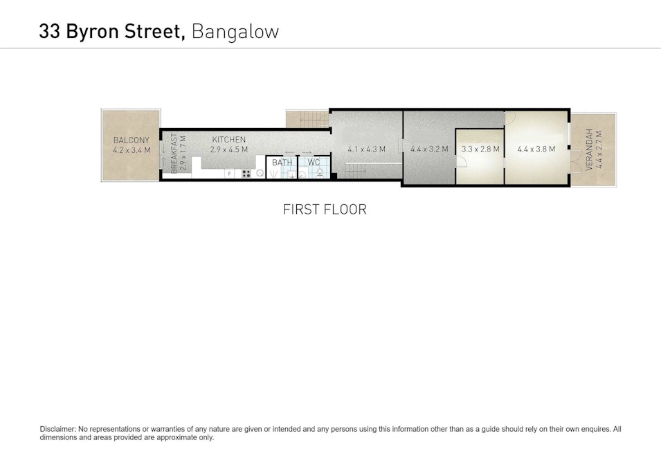 Level 1/33 Byron Street, Bangalow, NSW, 2479 - Floorplan 1