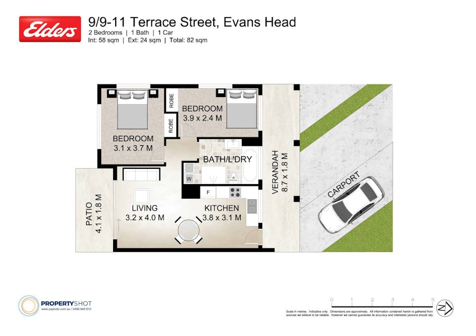 9/9-11 Terrace Street, Evans Head, NSW, 2473 - Floorplan 1