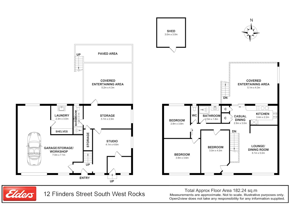 12 Flinders Street, South West Rocks, NSW, 2431 - Floorplan 1