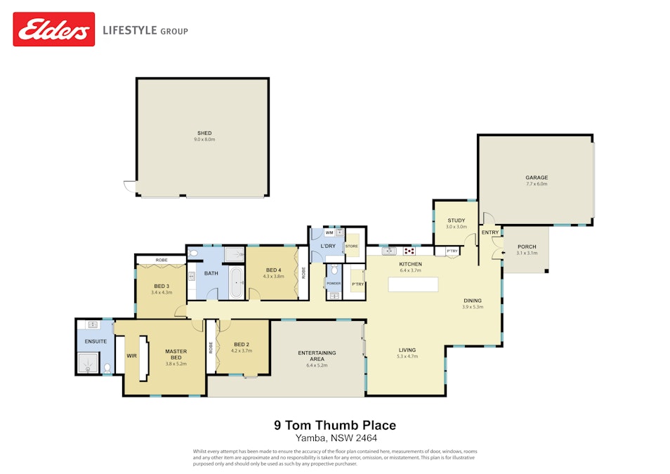 9 Tom Thumb Place, Yamba, NSW, 2464 - Floorplan 1