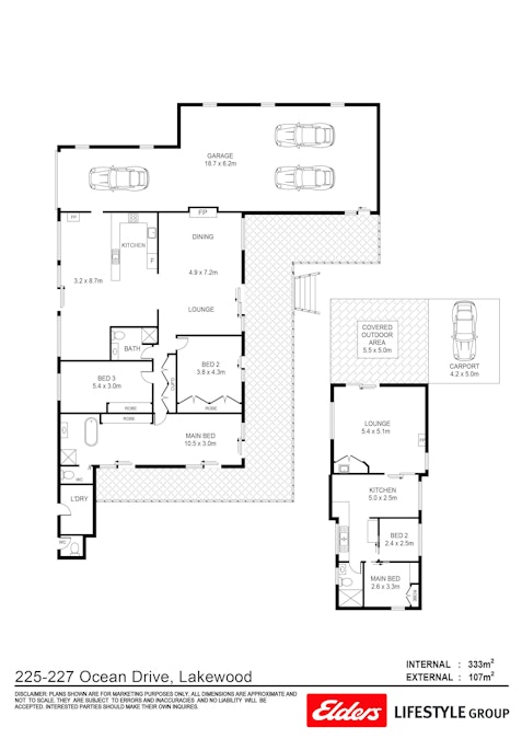 225-227 Ocean Drive, Lakewood, NSW, 2443 - Floorplan 1