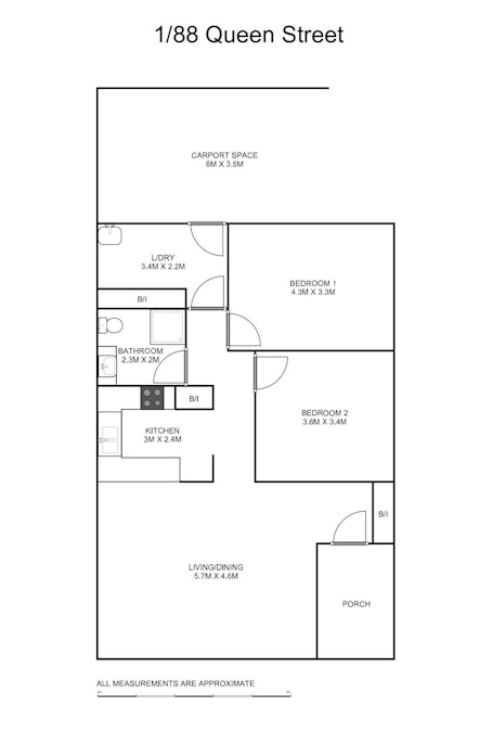 1/88 Queen Street, Grafton, NSW, 2460 - Floorplan 1