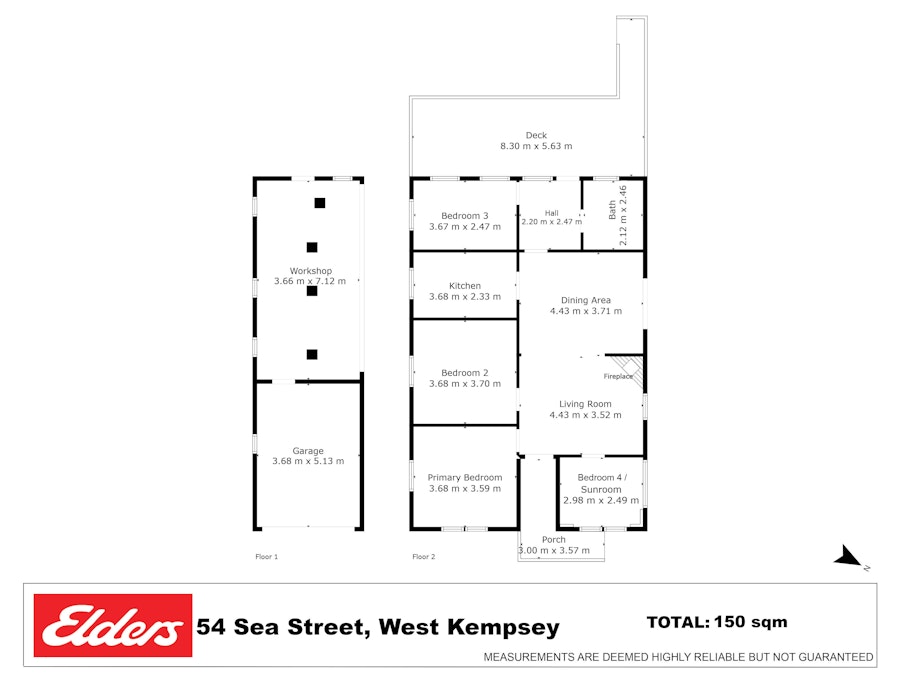 54 Sea Street, West Kempsey, NSW, 2440 - Floorplan 1