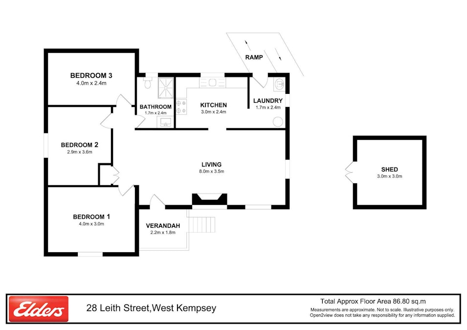 28 Leith Street, West Kempsey, NSW, 2440 - Floorplan 1