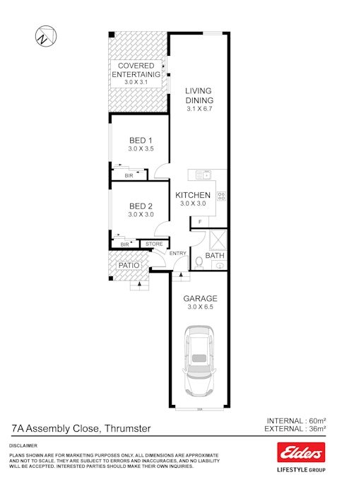 7a Assembly Close, Thrumster, NSW, 2444 - Floorplan 1