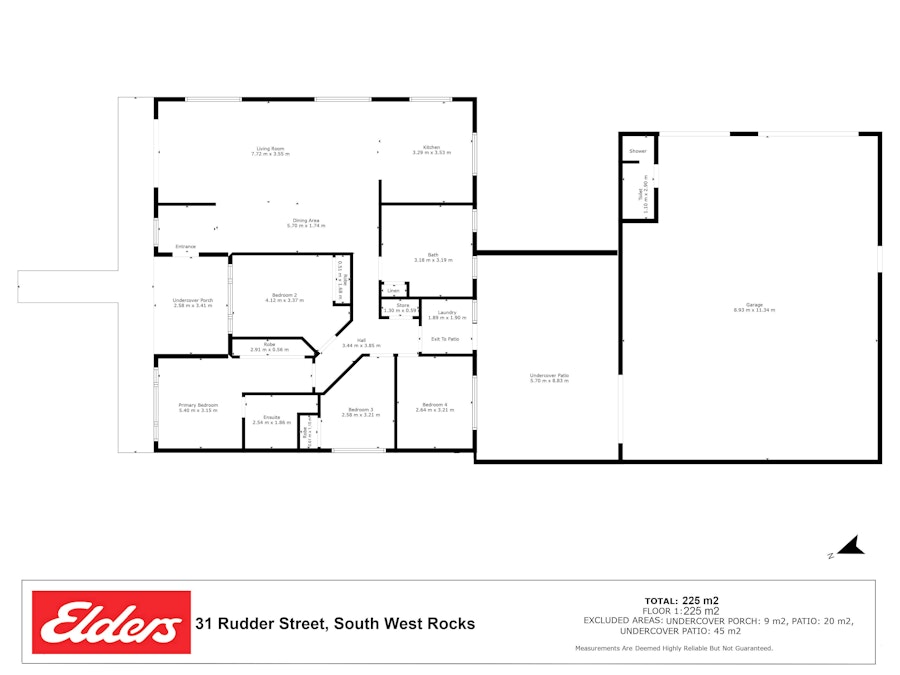 31 Rudder Street, South West Rocks, NSW, 2431 - Floorplan 1