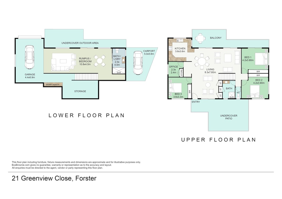 21 Greenview Close, Forster, NSW, 2428 - Floorplan 1