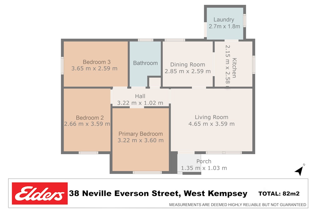 38 Neville Everson Street, West Kempsey, NSW, 2440 - Floorplan 1