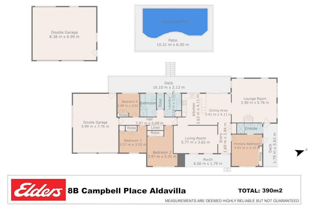 8B Campbell Place, Aldavilla, NSW, 2440 - Floorplan 1