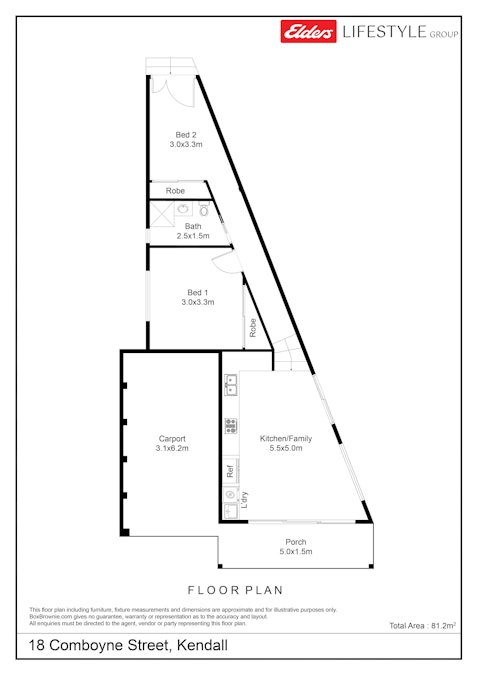 18 Comboyne Street, Kendall, NSW, 2439 - Floorplan 1