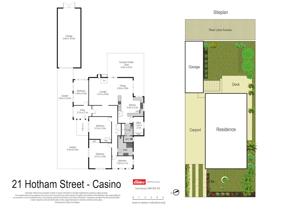 21 Hotham Street, Casino, NSW, 2470 - Floorplan 1