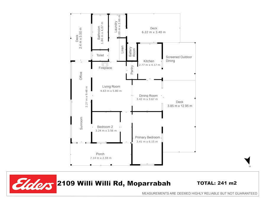 2109 Willi Willi Road, Moparrabah, NSW, 2440 - Floorplan 1