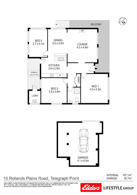 10 Rollands Plains Road, Telegraph Point, NSW, 2441 - Floorplan 1