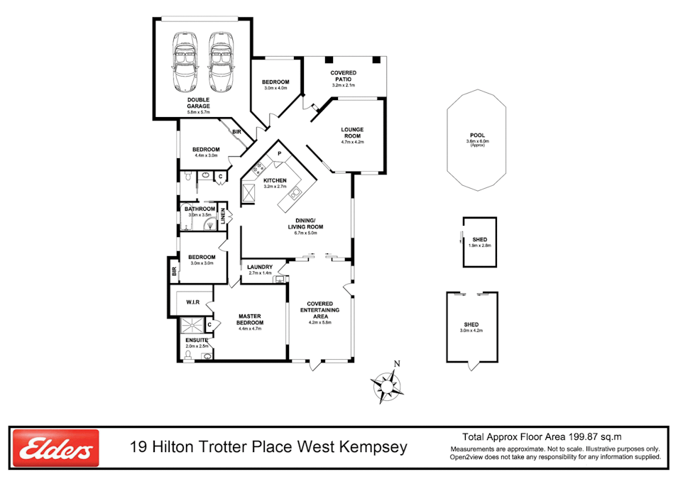 19 Hilton Trotter Place, West Kempsey, NSW, 2440 - Floorplan 1