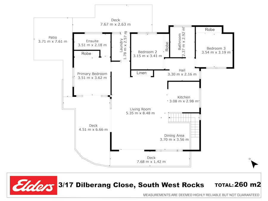 3/17 Dilberang Close, South West Rocks, NSW, 2431 - Floorplan 1