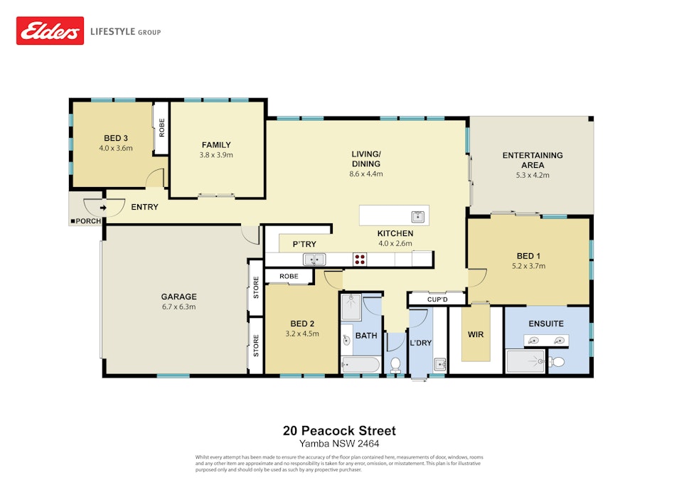 20 Peacock Street, Yamba, NSW, 2464 - Floorplan 1