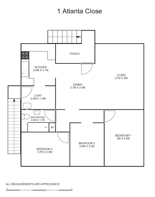 1 Atlanta Close, South Grafton, NSW, 2460 - Floorplan 1