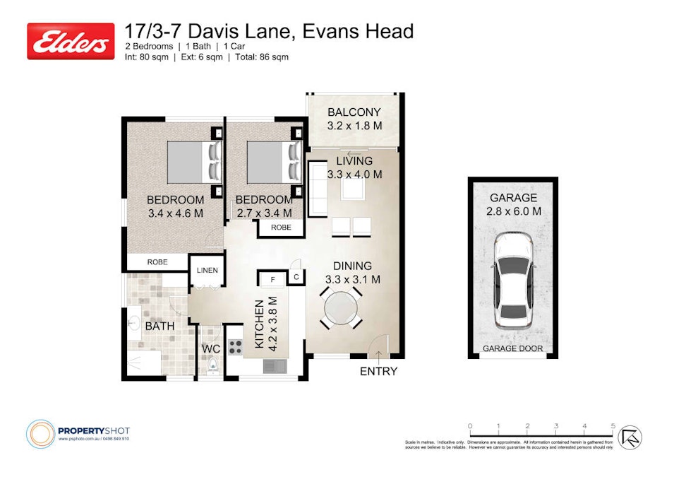17/3-7 Davis Lane, Evans Head, NSW, 2473 - Floorplan 1