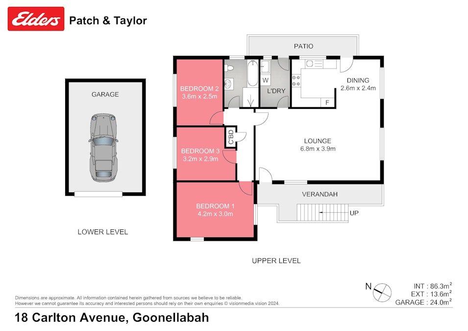 18 Carlton Avenue, Goonellabah, NSW, 2480 - Floorplan 1