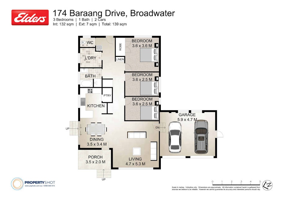174 Baraang Drive, Broadwater, NSW, 2472 - Floorplan 1