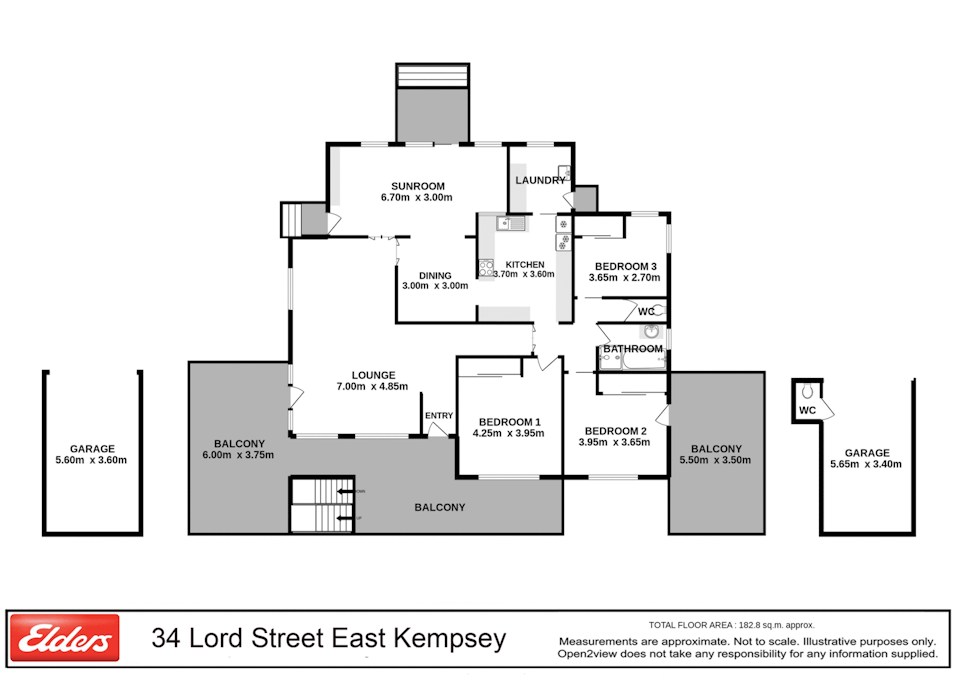 34 Lord Street, East Kempsey, NSW, 2440 - Floorplan 1