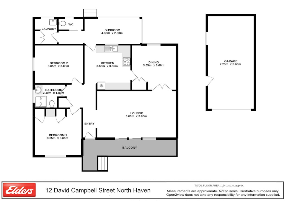 12 David Campbell Street, North Haven, NSW, 2443 - Floorplan 1