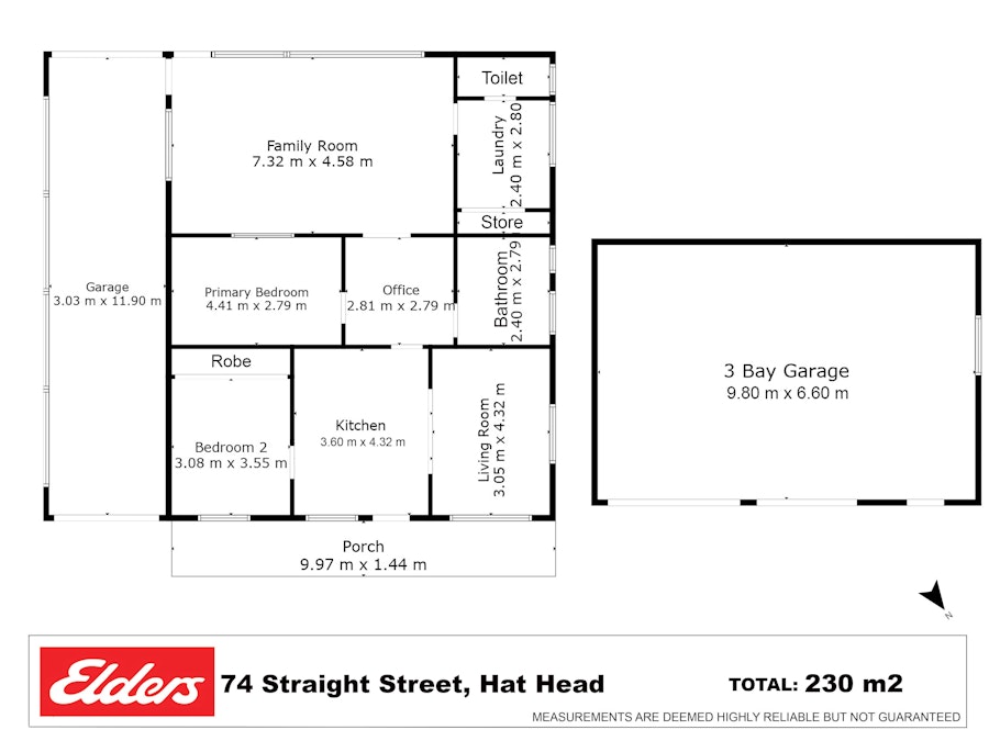 74 Straight Street, Hat Head, NSW, 2440 - Floorplan 2