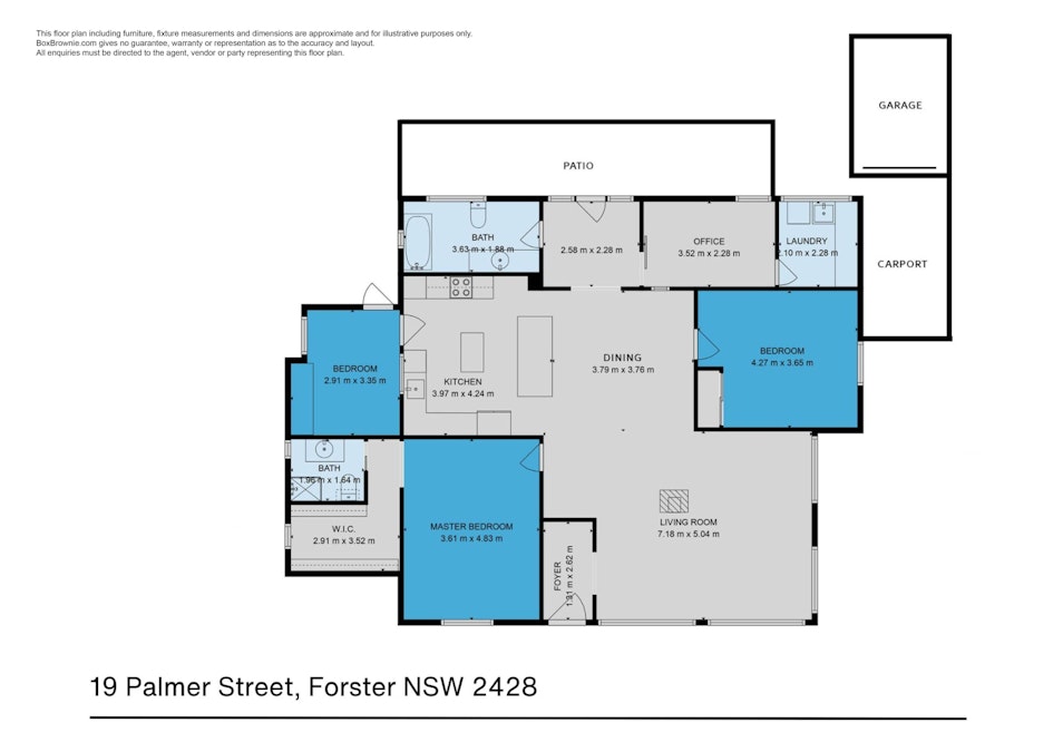19 Palmer Street, Forster, NSW, 2428 - Floorplan 1
