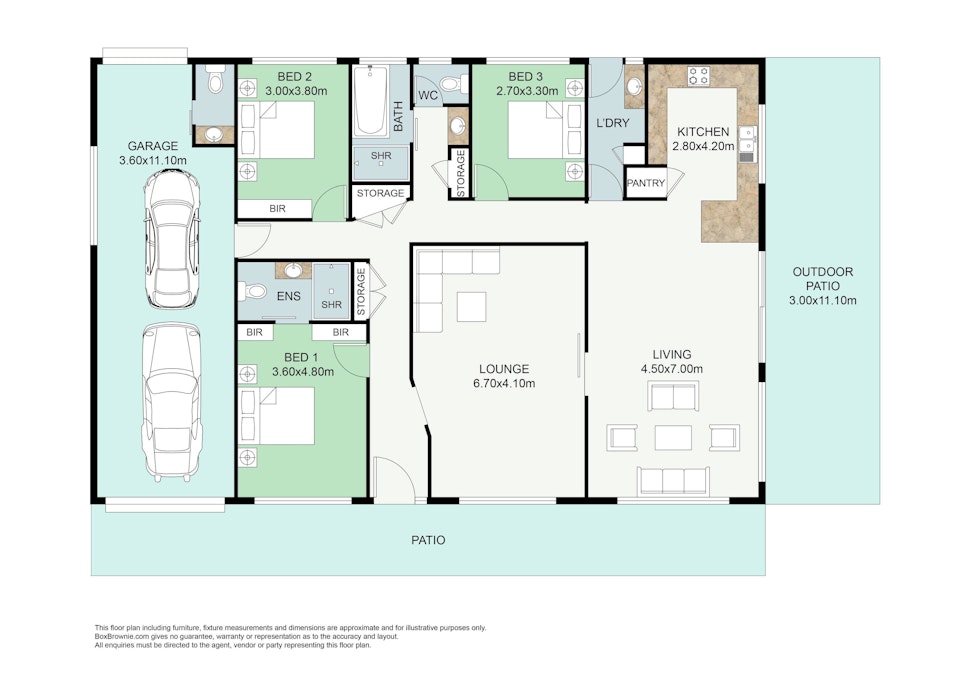 4 Peel Street, Tuncurry, NSW, 2428 - Floorplan 1