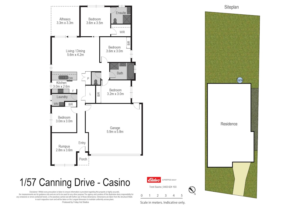 1/57 Canning Drive, Casino, NSW, 2470 - Floorplan 1