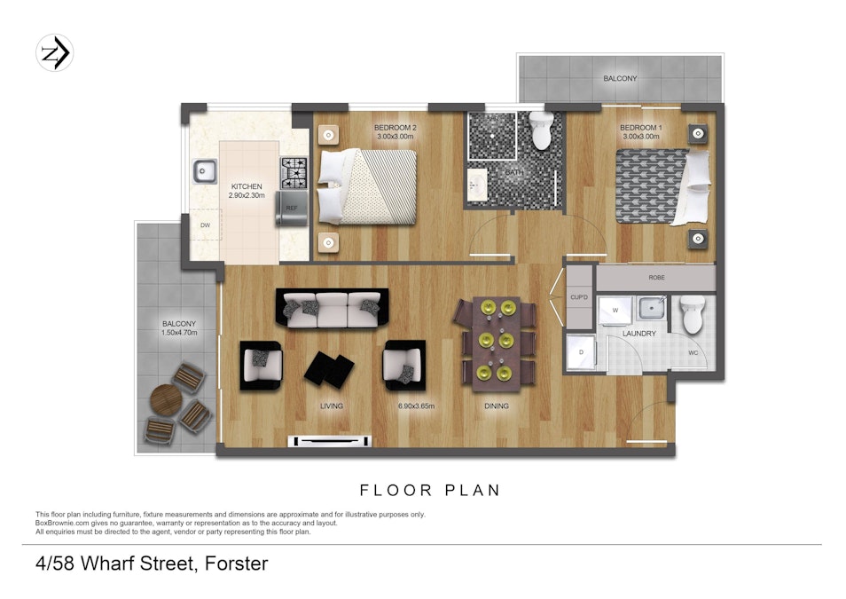 4/58 Wharf Street, Forster, NSW, 2428 - Floorplan 1