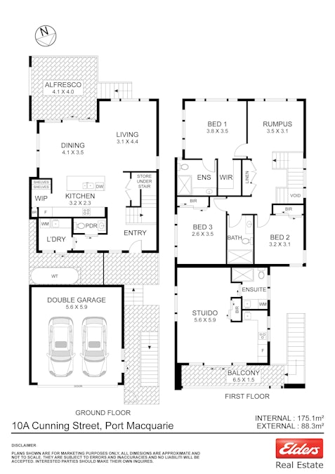 10a Cunning Street, Port Macquarie, NSW, 2444 - Floorplan 1